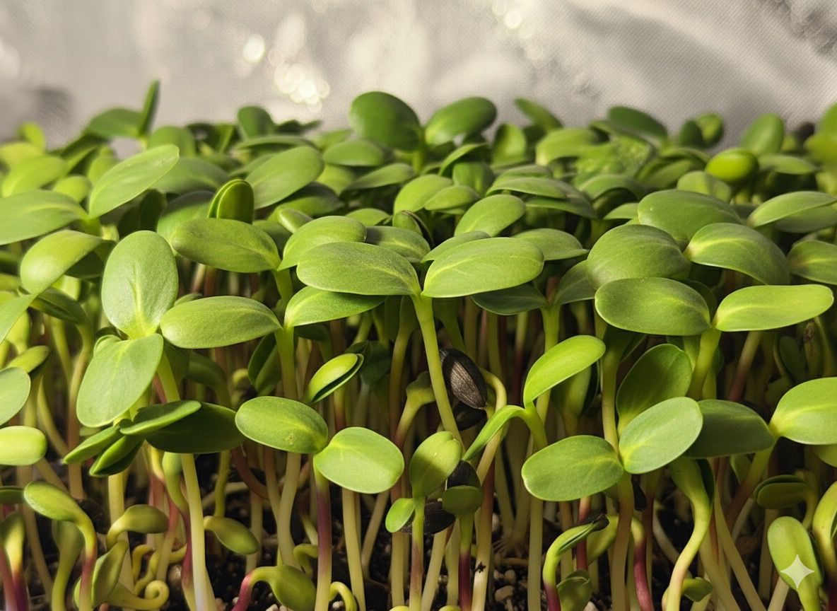 3.6 Oz Sunflower Microgreen